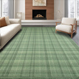 Contemporary White and Green Grid Style(Green)