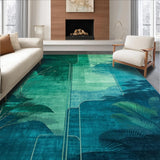 Eclectic Nature Motif with Aquatic Charm(Blue)