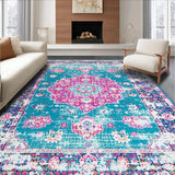 Luxurious Symmetrical Trellis Style(Blue)