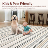 Casual Minimalist Linear Motif(Beige)