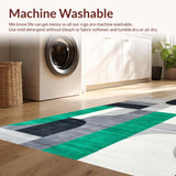 Ultra Soft Area Rug, Non Slip, Stain Resistant, Washable Area Rugs for Living Room, Bedroom, Minimalist Soft Toned Design(Gray)
