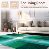 Bold Abstract Illusionary Waves(Green)