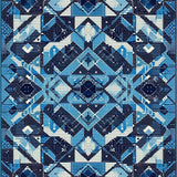 Geometric Spotted Playroom Area(Blue)