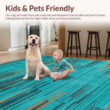 Elegant Multi Hued Circular Design(Blue)