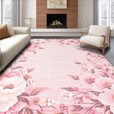 Cute Shaggy Contemporary Flair(Pink)
