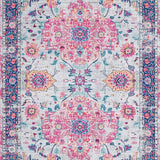 Ultra Soft Area Rug, Non Slip, Stain Resistant, Washable Area Rugs for Living Room, Bedroom, Chic Modern Tiled Aesthetic(White)