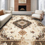 Chic Transitional Floral Border Style(Beige)