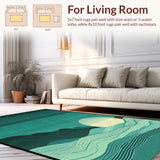 Eclectic Ombre Wave Design(Green)