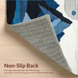 Elegant Cream and Blue Peak(Blue)