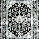 Classic Trellis Design with Grey Accents(Black)