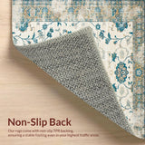 Cozy Distressed Floral Motif(Beige)