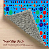 Bright Blue Geometric Inspiration(Blue)