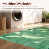 Contemporary Plush Swirl Motif(Green)