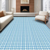 Coastal Gingham Geometric Flair(Blue)