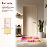 Dynamic Floral Inspired Visual Harmony(Pink)