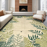 Ultra Soft Area Rug, Non Slip, Stain Resistant, Washable Area Rugs for Living Room, Bedroom, Contemporary Insect Motif Aesthetic(Beige)