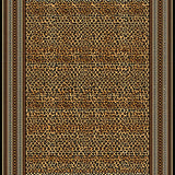 Ultra Soft Area Rug, Non Slip, Stain Resistant, Washable Area Rugs for Living Room, Bedroom, Vintage Earthy Leopard Aesthetic(Brown)
