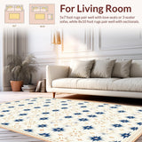 Geometric Star Motif in Pastel(White)
