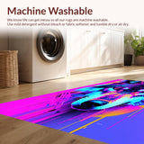 Bold Iridescent Wildlife Imagery(Blue)