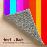 Festive Striped Contemporary Motif(Red)