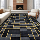 Contemporary Abstract Geometric Aesthetic(Black)