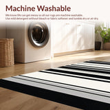 Vibrant Contemporary Graphic Lines(Black)