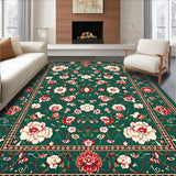 Intricate Oriental Leaf Motif(Green)