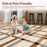 Chic Beige Geometric Arrangement(Beige)