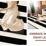 Urban Modern Aesthetic Stripes(Black)