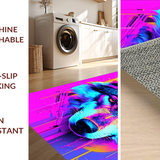 Bold Iridescent Wildlife Imagery(Blue)