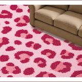 Ultra Soft Area Rug, Non Slip, Stain Resistant, Washable Area Rugs for Living Room, Bedroom, Cute Animal Print Nursery Area Carpet(Pink)