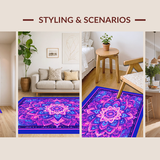 Eclectic Colorful Symmetrical Arrangement(Pink)