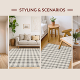 Transitional Gray Checked Delight(Beige)