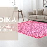 Ultra Soft Area Rug, Non Slip, Stain Resistant, Washable Area Rugs for Living Room, Bedroom, Soft Pastel Animal Motif(Pink)