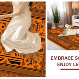 Ultra Soft Area Rug, Non Slip, Stain Resistant, Washable Area Rugs for Living Room, Bedroom, Charming Kids’ Adventure Concept(Orange)