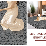 Trendy Abstract Leopard Print Accent(Gray)