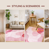 Trendy Fluid Artistic Lines(Pink)