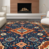 Striking Retro Lattice Appearance(Blue)