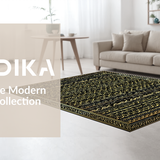 Trendy Modernist Geometric Fusion(Black)