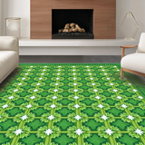 Charming Springtime Checkered Aesthetic(Green)