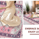 Whimsical Ogee Print with Hues(Pink)