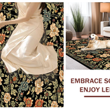 Vibrant Abstract Botanical Aesthetic(Black)