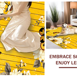 Vibrant Sunflower and Wood Aesthetic(Yellow)