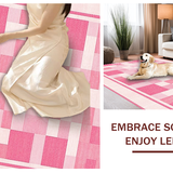 Lively Fuzzy Trellis Motif(Pink)