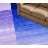 Ultra Soft Area Rug, Non Slip, Stain Resistant, Washable Area Rugs for Living Room, Bedroom, Soft Pastel Abstract Wave(Blue)