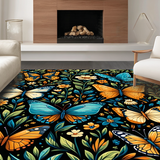 Striking Teal and Black Design(Black)