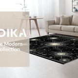 Contemporary Space Inspired Visual Art(Black)