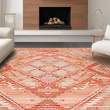 Eclectic Terracotta Geometric Motif(Pink)