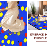 Fun Color Infused Round Layout(Blue)