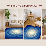 Vivid Abstract Spiral Aesthetic(Blue)